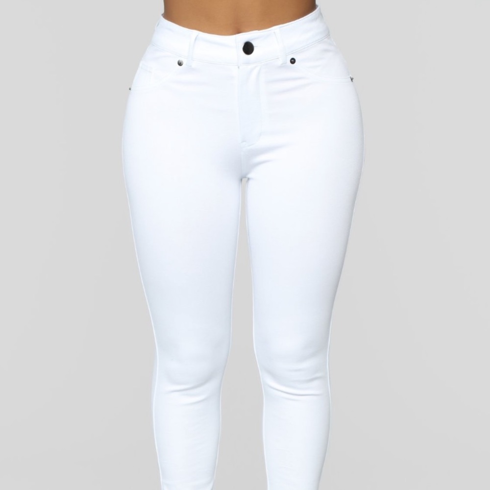 Fashion Nova White Jeans